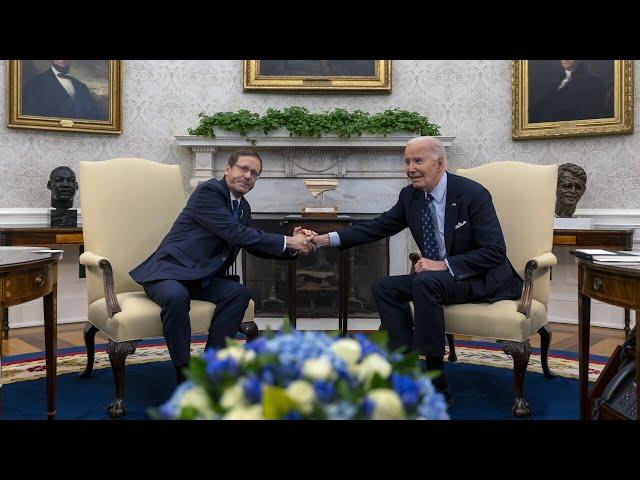 Joe Biden meets with Israel’s President