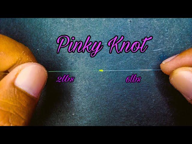 Pinky Knot Strongest in Mono or Ester to Flouro Knot | BFS and Light Game Fishing Knot #fishingknot