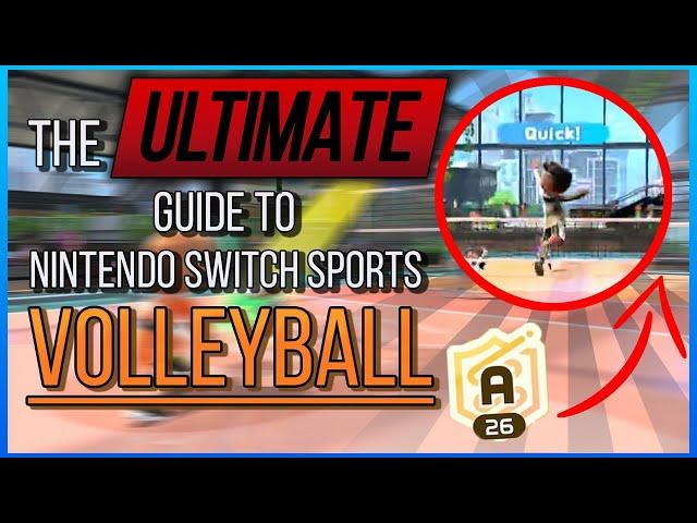 I found this HIDDEN technique to be PRO in volleyball - Nintendo Switch Sports