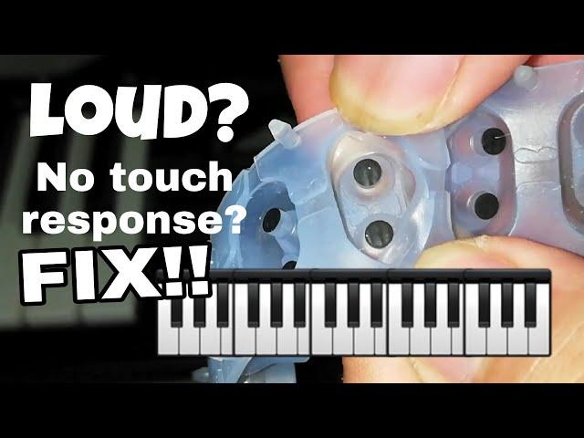 Keyboard Piano Loud Unresponsive keys FIX STEP BY STEP! Paano ayusin ang sirang keys sa keyboard