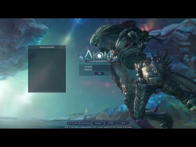 AION Classic EU | All Five Login Screens + Main Theme