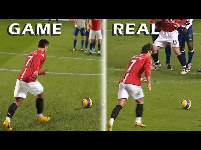 Cristiano Ronaldo Top 30 Free-Kick Goals Recreated | YMJ