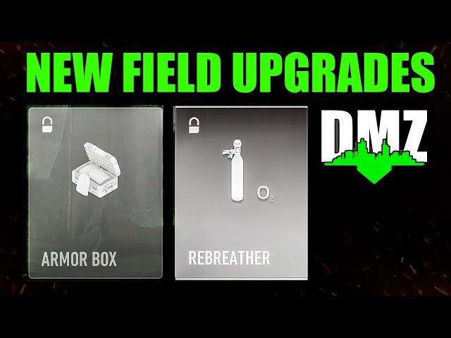 UNLOCK NEW FIELD UPGRADES - REBREATHER and ARMOR BOX in DMZ Season 5 - How To Unlock?