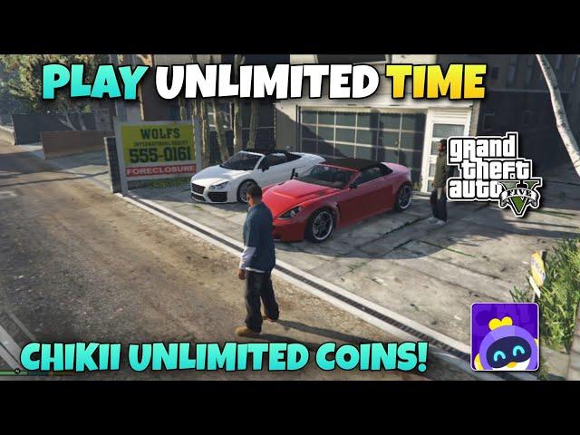 Play GTA 5 UNLIMITED Time in MOBILE | How to Play MORE Time in Chikii |