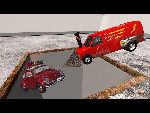 БИТВЫ МАШИН НА АРЕНАХ ДЛЯ ВЫЖИВАНИЯ! Beamng drive - игра про машины. Гоша