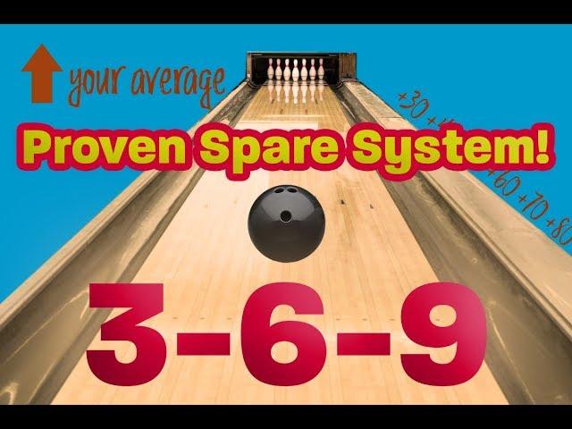 Increase Your Bowling Average! How To Bowl With The  Spare System 3-6-9 Bowling Technique! #bowling