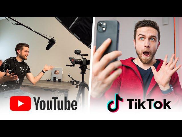 TIKTOK vs YOUTUBE! Что лучше начать в 2022?