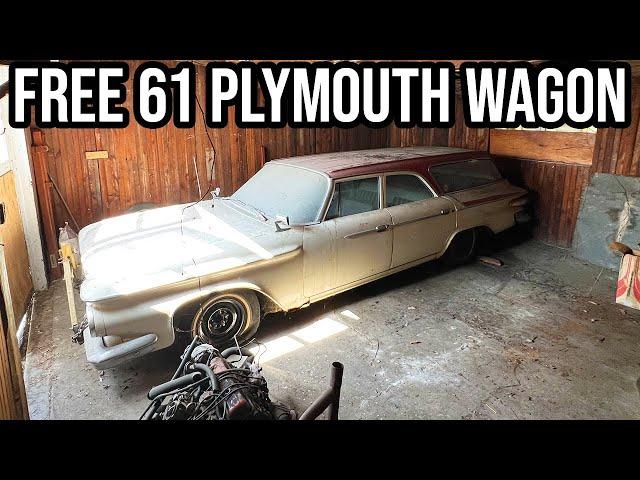 Save It From The Scrapper!! FREE 1961 Plymouth Wagon