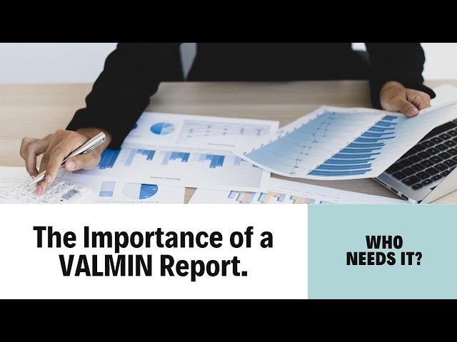 The importance of a VAMIN report