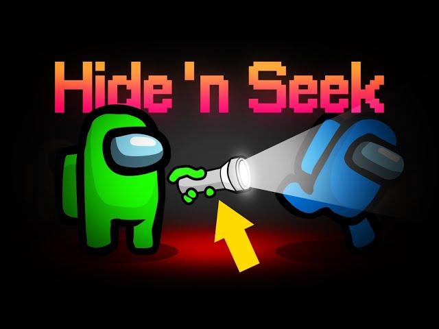 HIDE AND SEEK With FLASHLIGHTS In AMONG US...