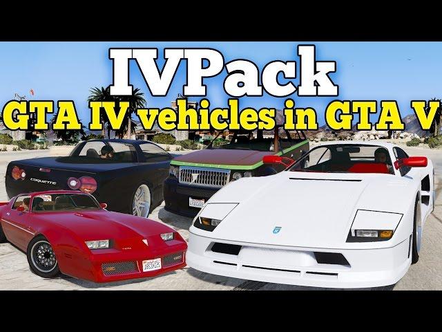 GTA 5 Car Pack: IVPack - GTA IV vehicles in GTA V [DOWNLOAD]