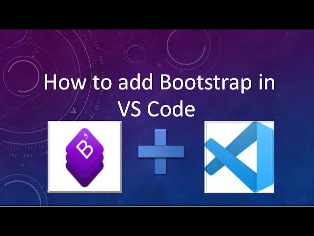 How to use Bootstrap 5 in Visual Studio Code