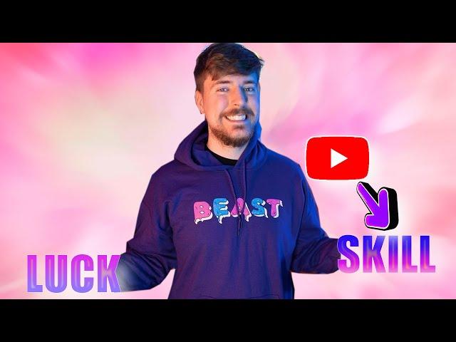 Mr. Beast YouTube Success - Luck or Skill? 2022