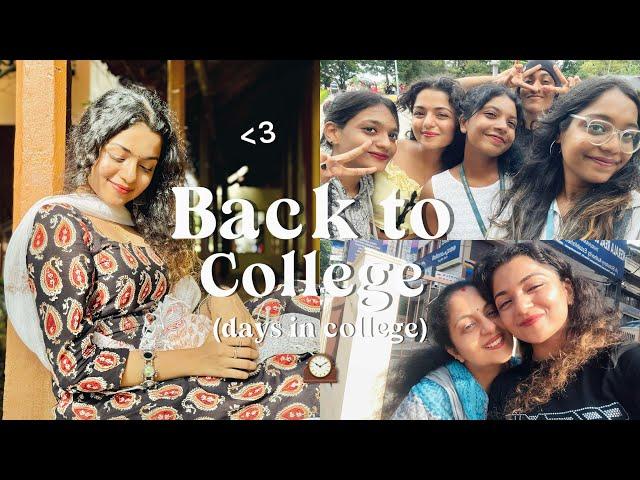 Back to College Vlog️ | Hansika Krishna