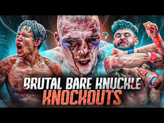 Bare Knuckle Most Brutal Knockouts - Top Dog, KOTS, Hardcore Fighting & More