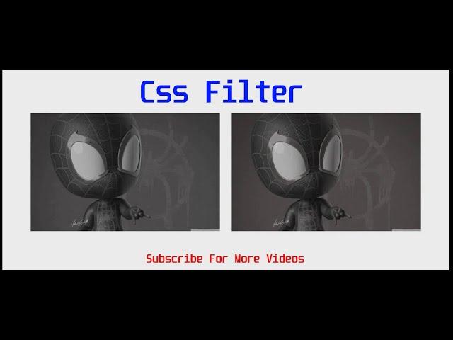 Create Black and White image with CSS | Gray Image Using CSS | HTML & CSS Tutorial