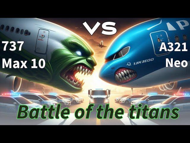 Boeing 737 MAX 10 vs Airbus A321neo || The Titan of the sky