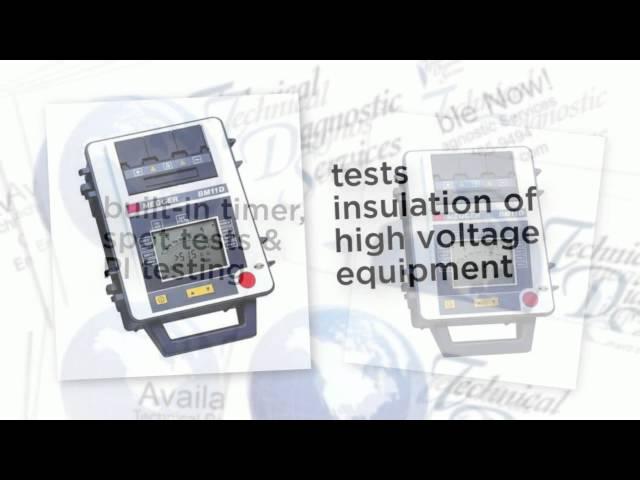 TDS Presents Megger BM11D Digital, Analog, Battery Megohmmeter