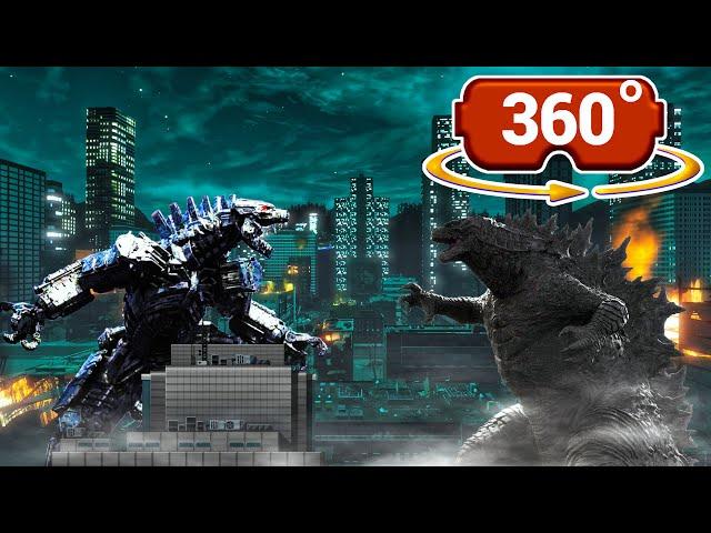360 / VR Godzilla VS Mechagodzilla Epic Fight Battle - Fan Made Animation Video