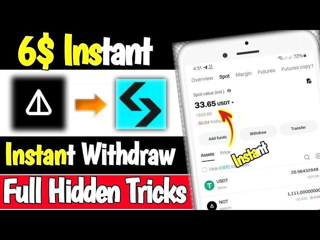 300 NOT Instant Claim  || New Airdrop Instant Withdraw || New Unique Airdrop || Bitget Mini Bot