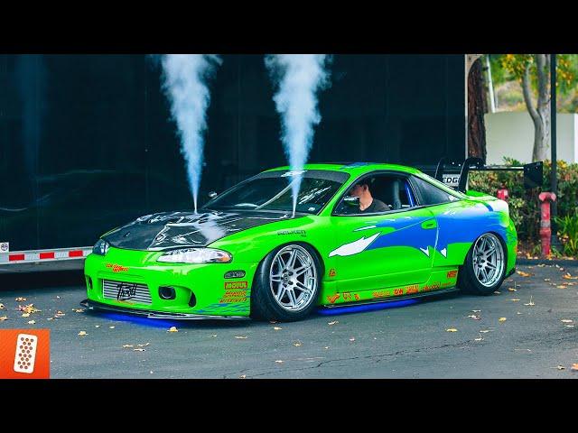 Building a Modern Day (Fast and Furious) 1998 Mitsubishi Eclipse GSX in 22 minutes! [TRANSFORMATION]