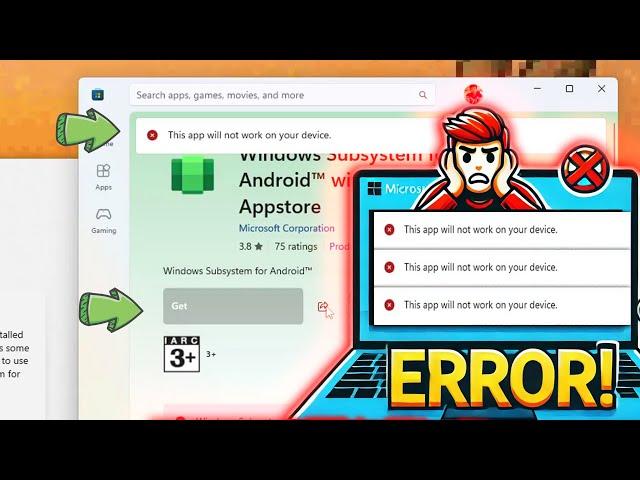 Fix “This App Will Not Work on Your Device” & Greyed Out Get Button in Microsoft Store