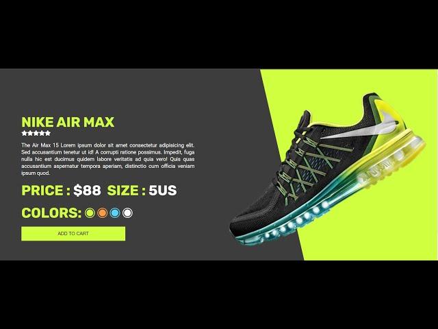 Shoe Selling Website Design Part-2 | HTML | CSS | JavaScript