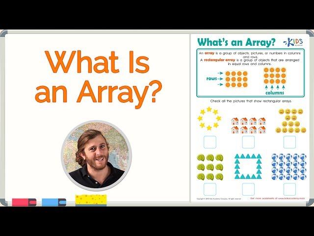 Arrays for Kids | Math for 2nd Grade | Kids Academy