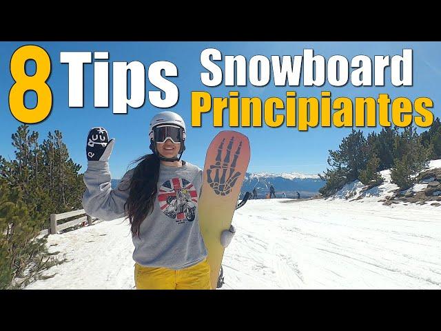 8 TIPS para APRENDER SNOWBOARD  Principiante