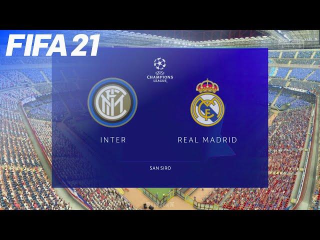 FIFA 21 - Inter Milan vs. Real Madrid @ San Siro