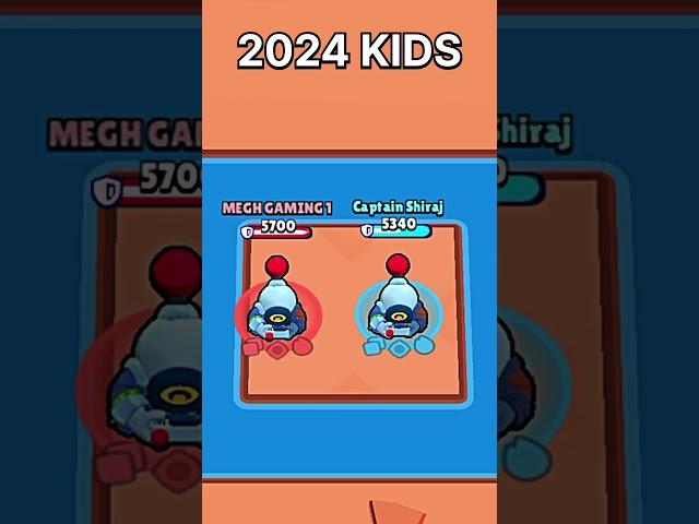 1990 VS 2024 in Brawl Stars #shorts #brawlstars