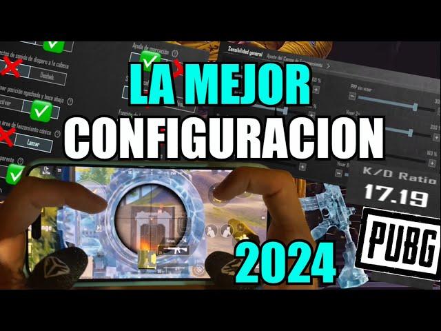 LA MEJOR CONFIGURACION Y SENSIBILIDADES EN PUBG MOBILE 2024-CONVIERTETE EN UN PRO PLAYER