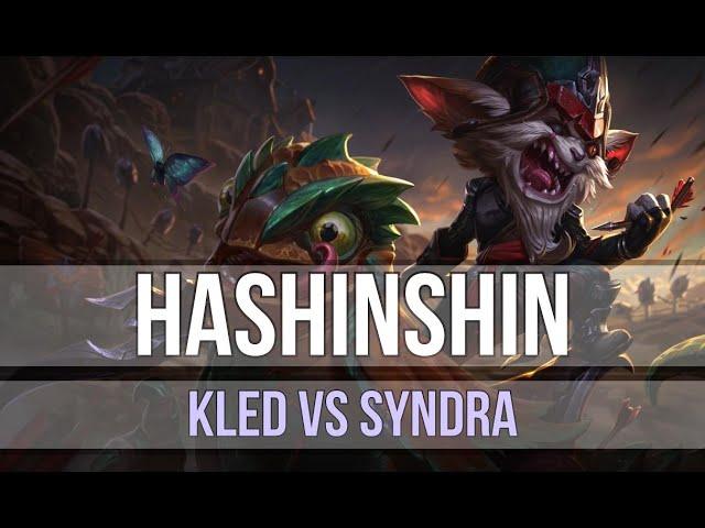 Hashinshin as Kled vs Syndra - s9 MID Ranked Gameplay