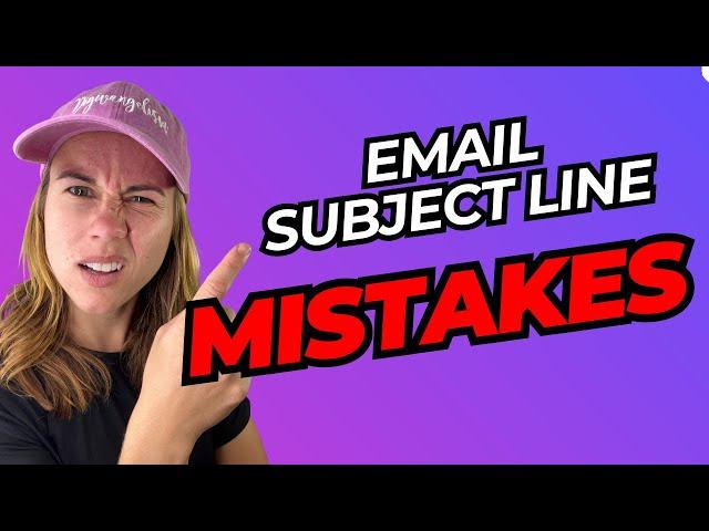 Stop Making These Email Mistakes