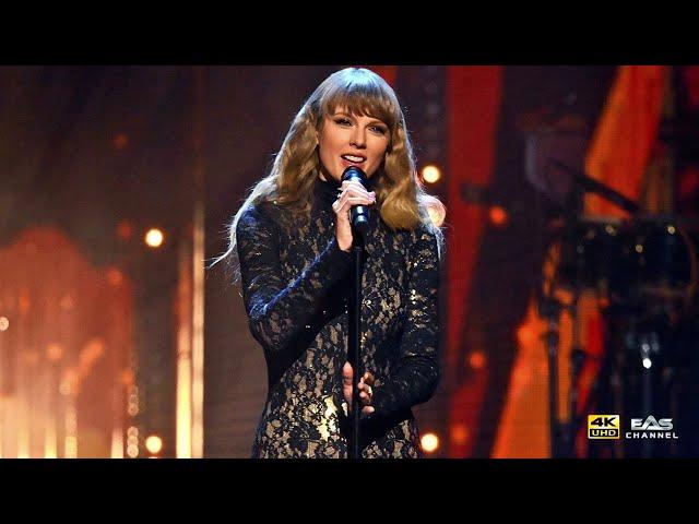 [Remastered 4K] Will You Still Love Me Tomorrow? - Taylor Swift • Rock & Roll Hall of Fame 2021  EAS