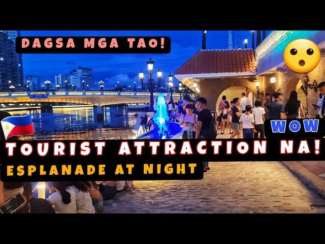 Pasig River Esplanade Tourist Attraction na ngayon! Local at Foreign Tourists Dagsa! 