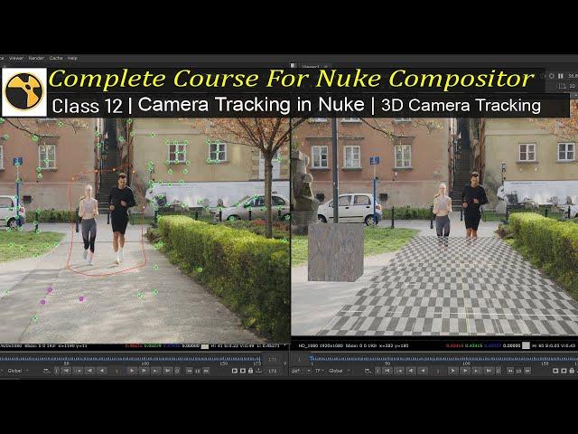 3D Camera Tracking in Nuke | Nuke Camera Tracking | Complete Course For Nuke Compositor | Class - 12