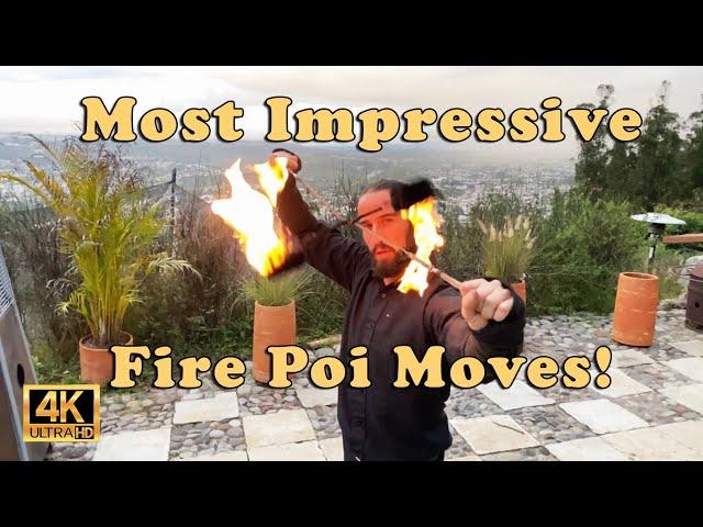 Top 5 Fire Poi Tricks! Best Fire Spinning Moves to Impress the Crowd!