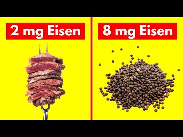 Eisenmangel beheben mit der Ernährung: Top 10 Lebensmittel mit viel Eisen!