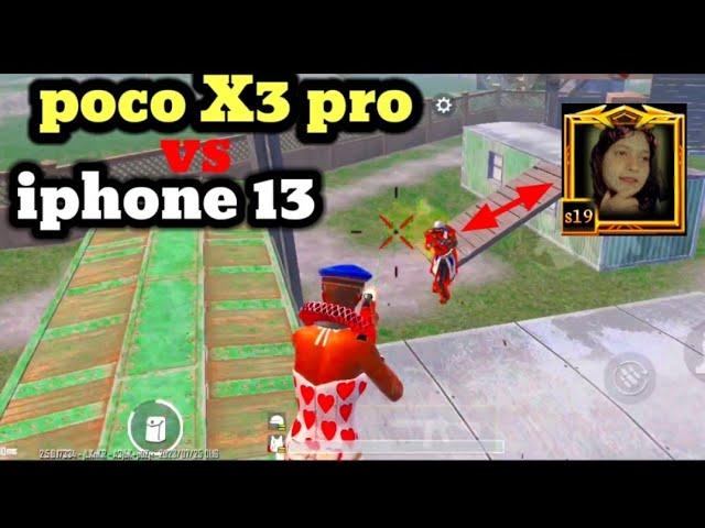 iPhone13  vs poco X3 pro MATCE TDM 1v1 #shorts