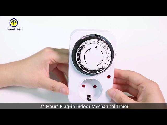 [Timer Manufacturer] How to Use the 24 Hours Plug-in Mechanical Timer?