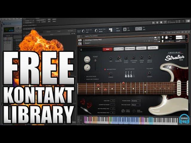 FREE KONTAKT LIBRARY |  Shreddage 3 Stratus Free