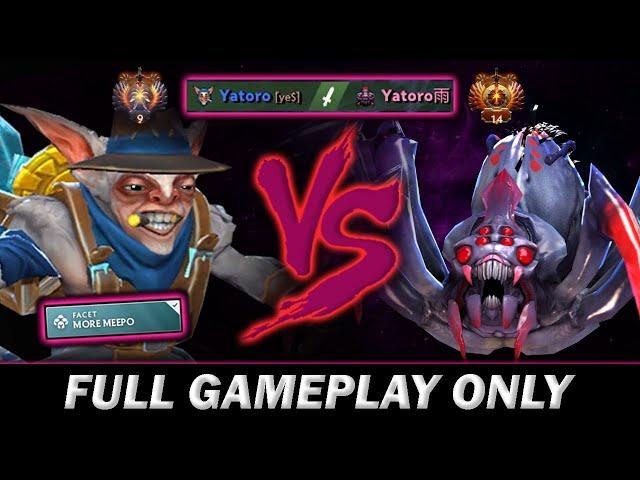 Yatoro VS Yatoro! Rank 9 Satanic (player) Meepo VS Rank 14 Yatoro Broodmother - Meepo Gameplay#770