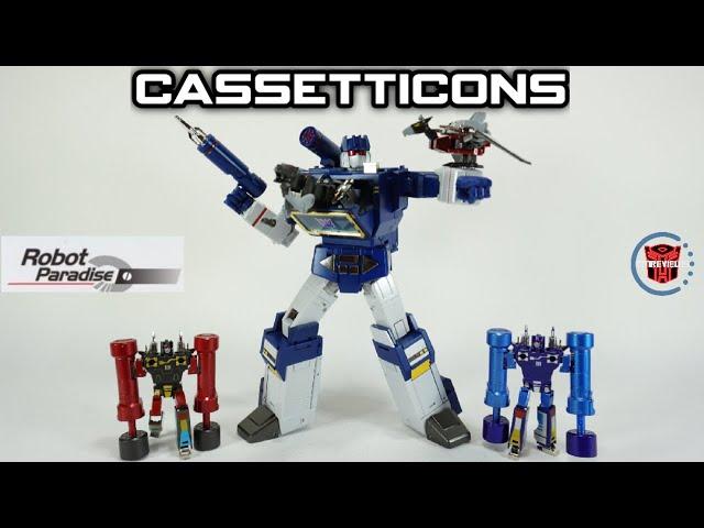 Robot Paradise (FansToys) RP-01B Cassetticons Corvus, Firrib & Shadow