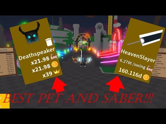 Saber Simulator / Got the best Pet! / Got the best Saber! / Grinder