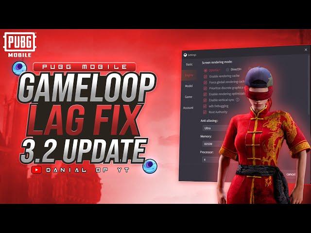 Gameloop Lag Fix 2024 | Pubg Mobile Emulator Best Settings For Low End Pc | 3.2 Update