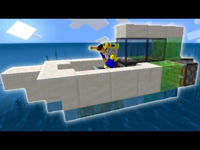  How To Make a BOAT in Minecraft Bedrock! (Tutorial)