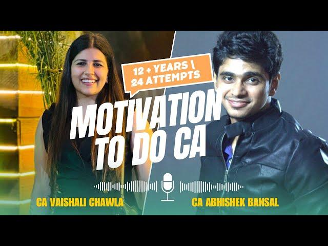 Interaction with CA Vaishali Chawla |12 + Years Journey |  #cafinal  #caresults #camotivation