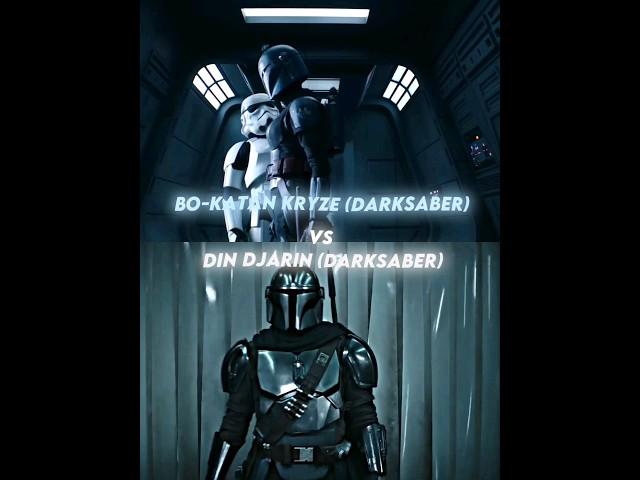 Bo-Katan Kryze VS Din Djarin (Mandalorian) #edit #starwars #vs #shorts