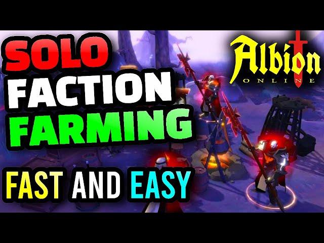 EASY Way To Farm Faction Points - Albion Online